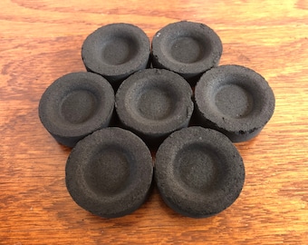 Charcoal Rounds ~ One Pack of 10 ~ Charcoal Discs, Charcoal Tablets, Resin, Granular Incense, Smudging Charcoal, Raw Incense, Smudge