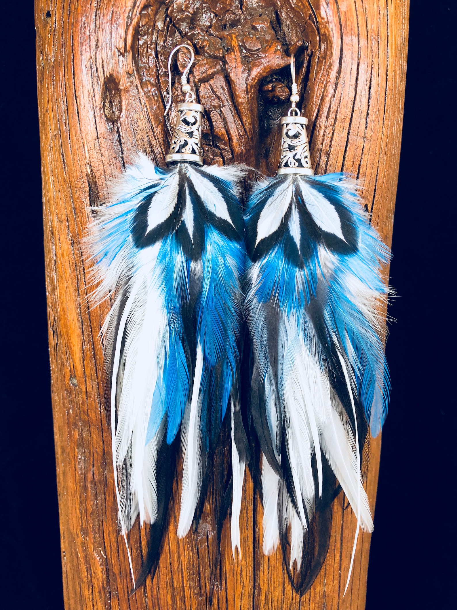 Real Feather Earring MAGNIFICENCE Full Feather Earring Etsy