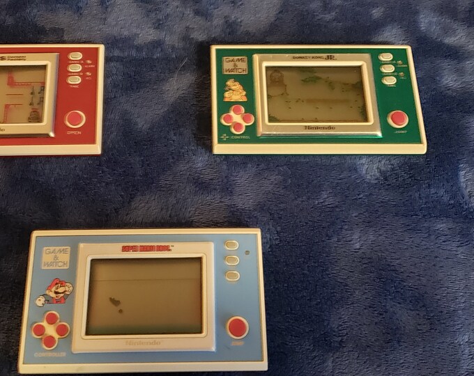 Vintage Game and Watch 1983 Game Units Mario Cement Factory / Etsy