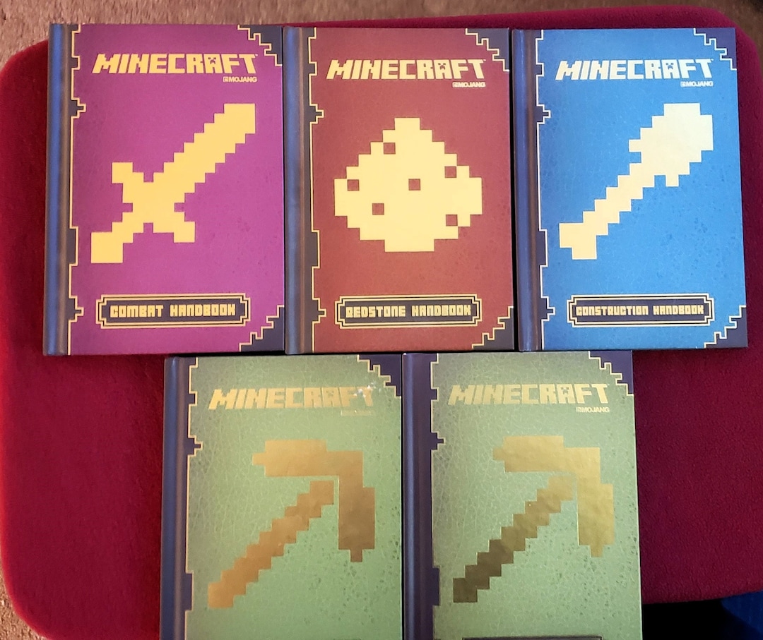 Completed Set Minecraft Handbooks All Hardcover in Brand New Condition ...