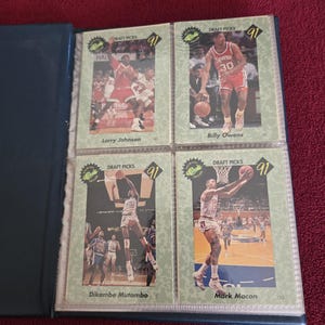 49 cartes de basket-ball classiques 1991
