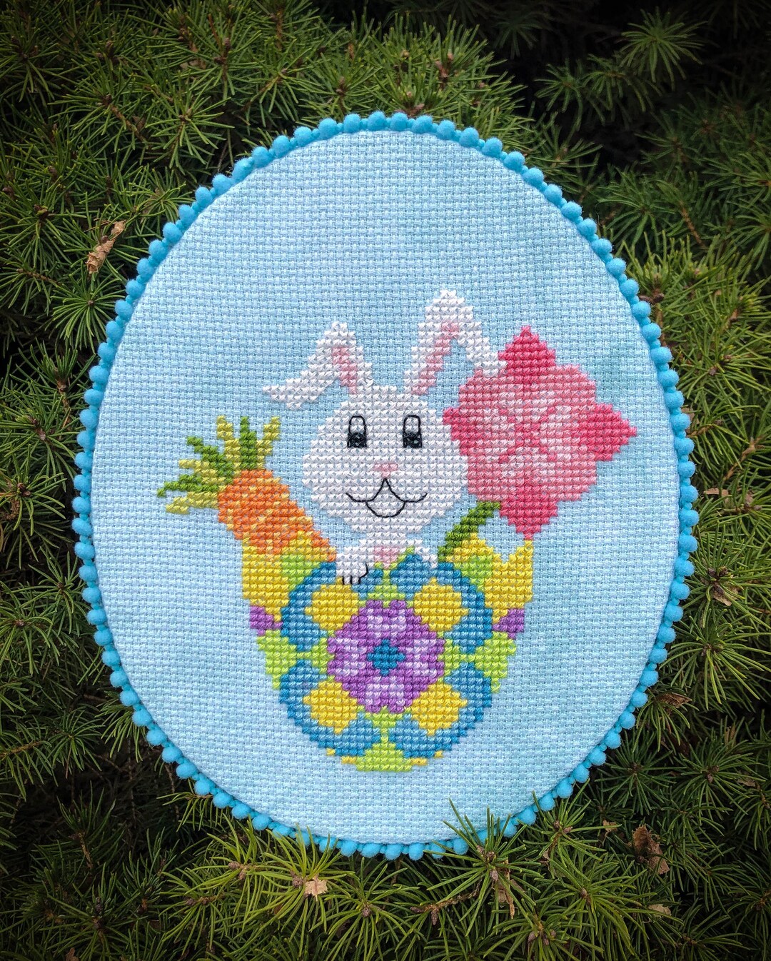 Easter Spring Cross Stitch Pattern - Bunny Surprise - Fairy Floss ...