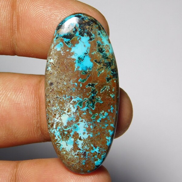 Natural Azurite Cabochons,Azurite Gemstone,Azurite Loose Stone,Azurite Loose Gemstone,Azurite Semi Precious, 28Cts.(42X19)MM