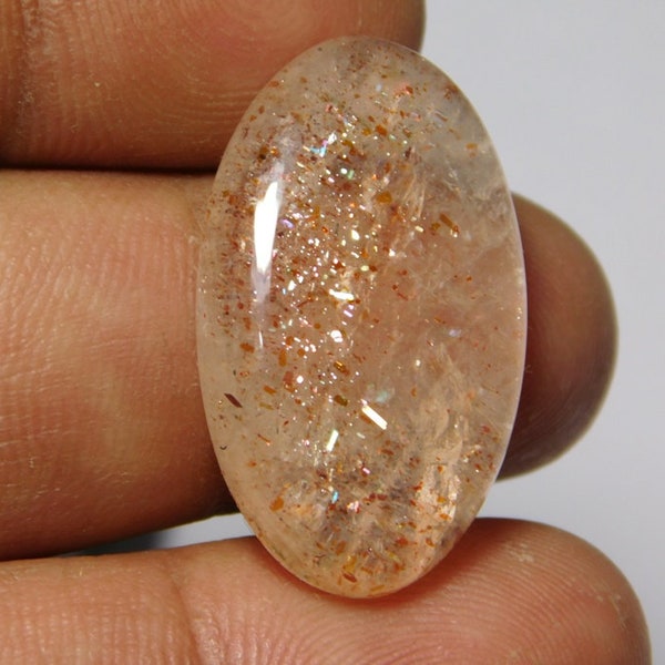 AAA & Very High Quality Natural Red Sunstone  ! Sunstone  Cabochons,Sunstone Gemstone, Red Sunstone Loose Stone 24Cts. (28X17)MM