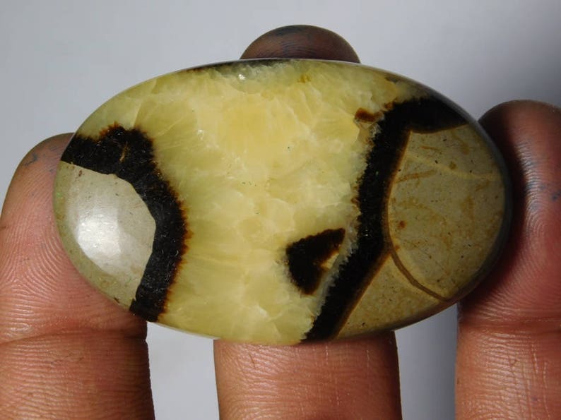 Natural Septarian Cabochons,Genuine Price Septarian Loose Stone,Septarian Semi Precious 126Cts. 52X33 Top Quality Septarian Gemstone MM