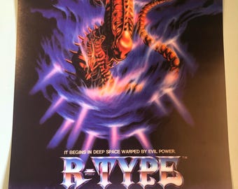 R-Type arcade Poster