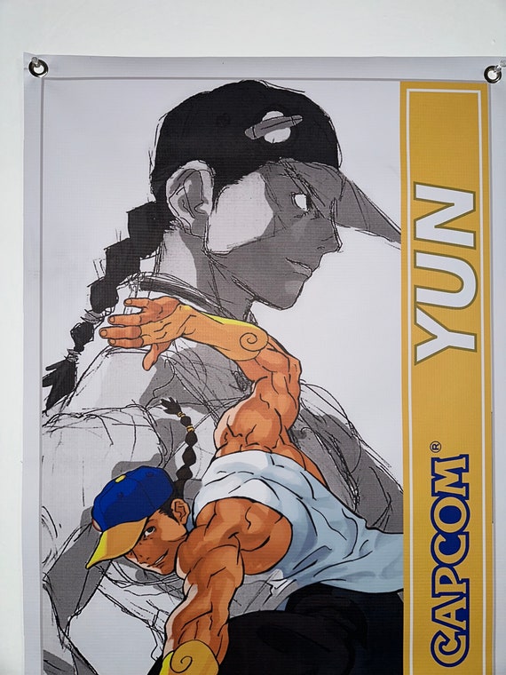 ストリートファイター3 サードストライク YUN バナー 20x50” - Etsy 日本
