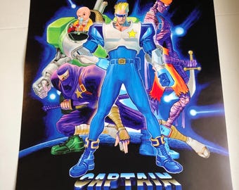 Captain commando Poster - CPS2