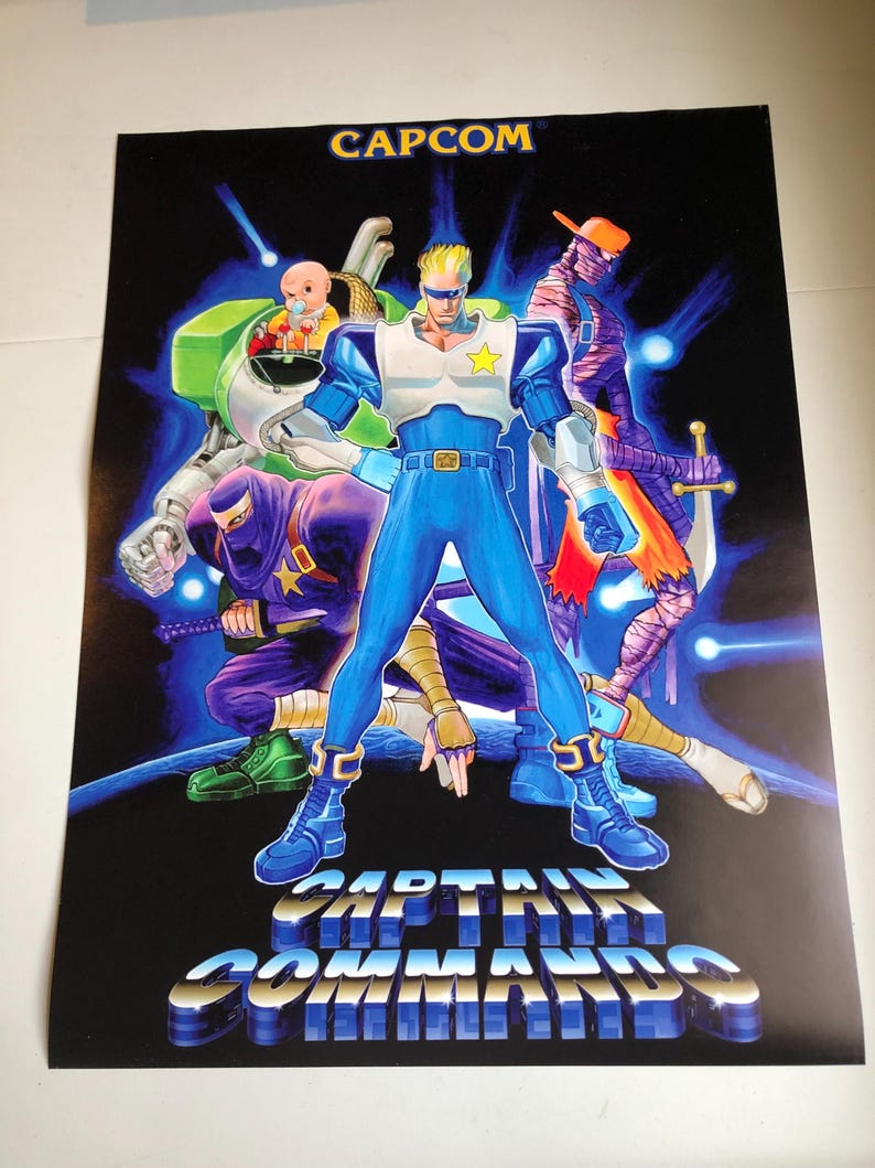 Captain Commando Poster - CPS2 - Etsy