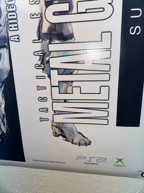 Metal Gear Solid 2 Substance Banner 20x42” - Etsy
