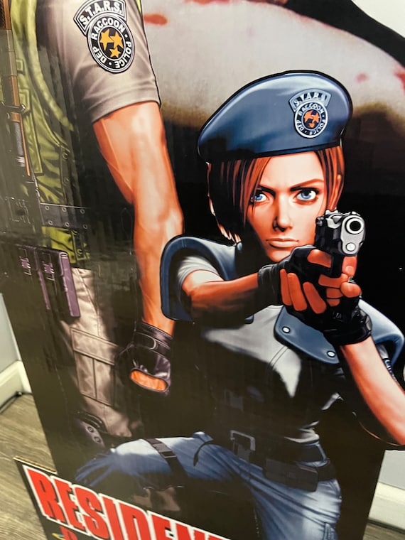 Resident Evil - Jill Standee 18x47”- Nintendo Sega Capcom Sign - Etsy