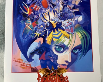 Morrigan From Darkstalkers Poster - Etsy
