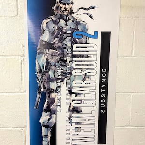 Metal Gear Solid 2 Substance Banner 20x42”