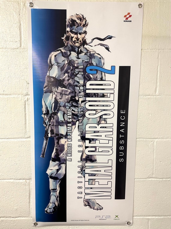Metal Gear Solid 2 Substance Banner 20x42” - Etsy