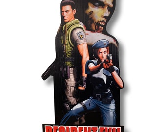 Resident Evil - Jill Standee 18x47”- nintendo sega capcom sign