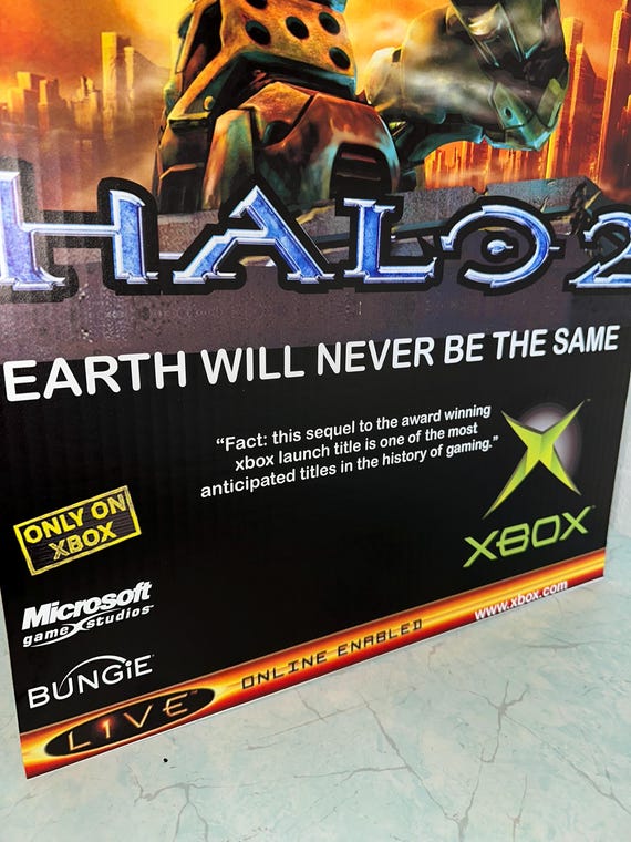 Halo 2 Promo Standee Display - Etsy