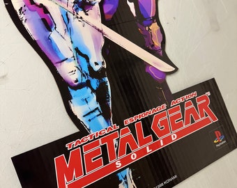 Metal Gear Solid Standee - Konami Playstation Ps1 Mgs Psx - Etsy