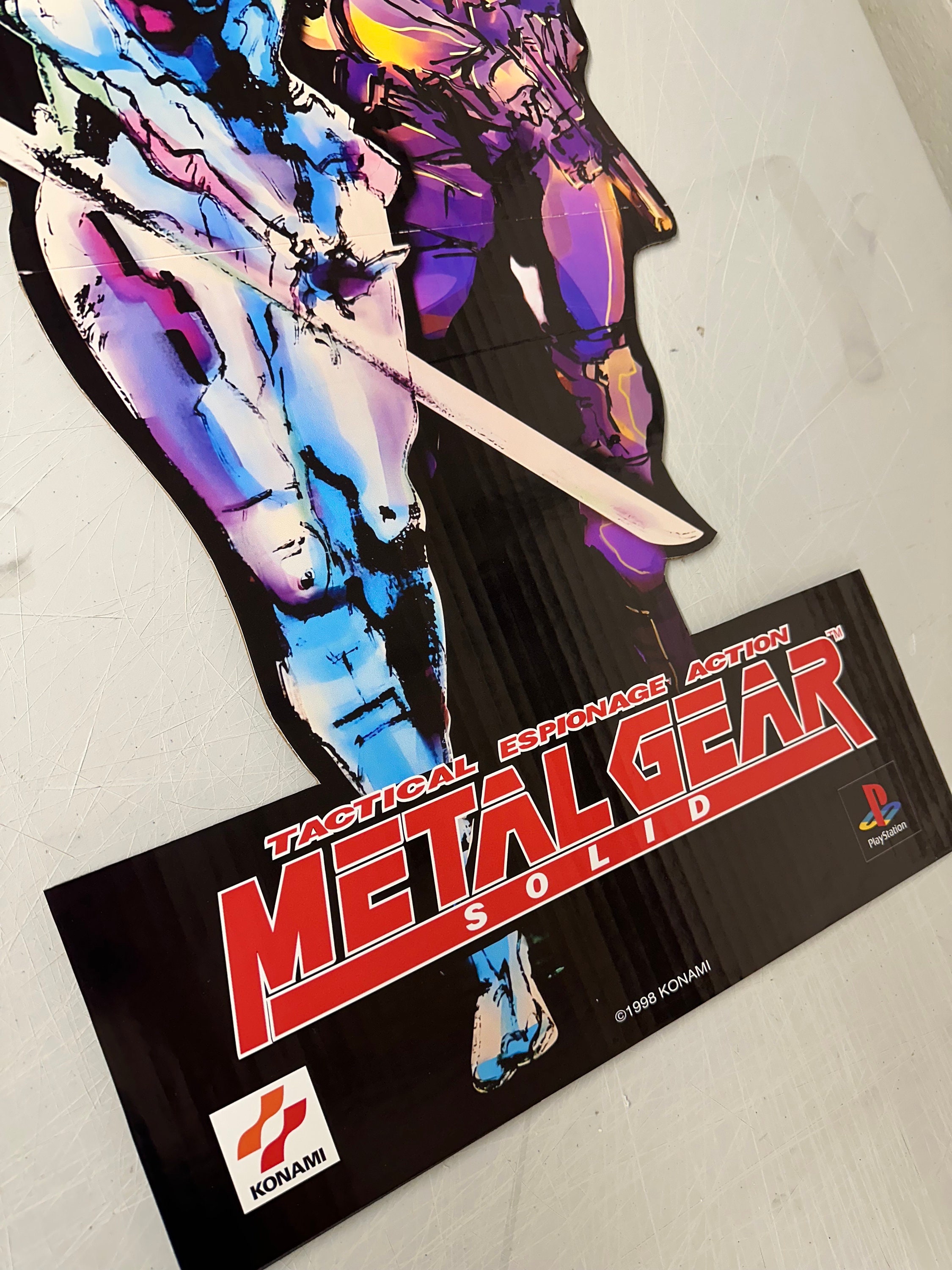 Metal Gear Solid Standee - Konami Playstation Ps1 Mgs Psx - Etsy