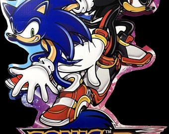 ソニックアドベンチャー2 ポストカード Sonic Adventure 2 Sonic Adventure 2 Promotional B2 Poster Japan Sega Dreamcast 2001