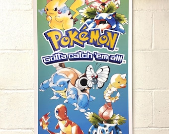Pokémon Gameboy Banner 20x48”