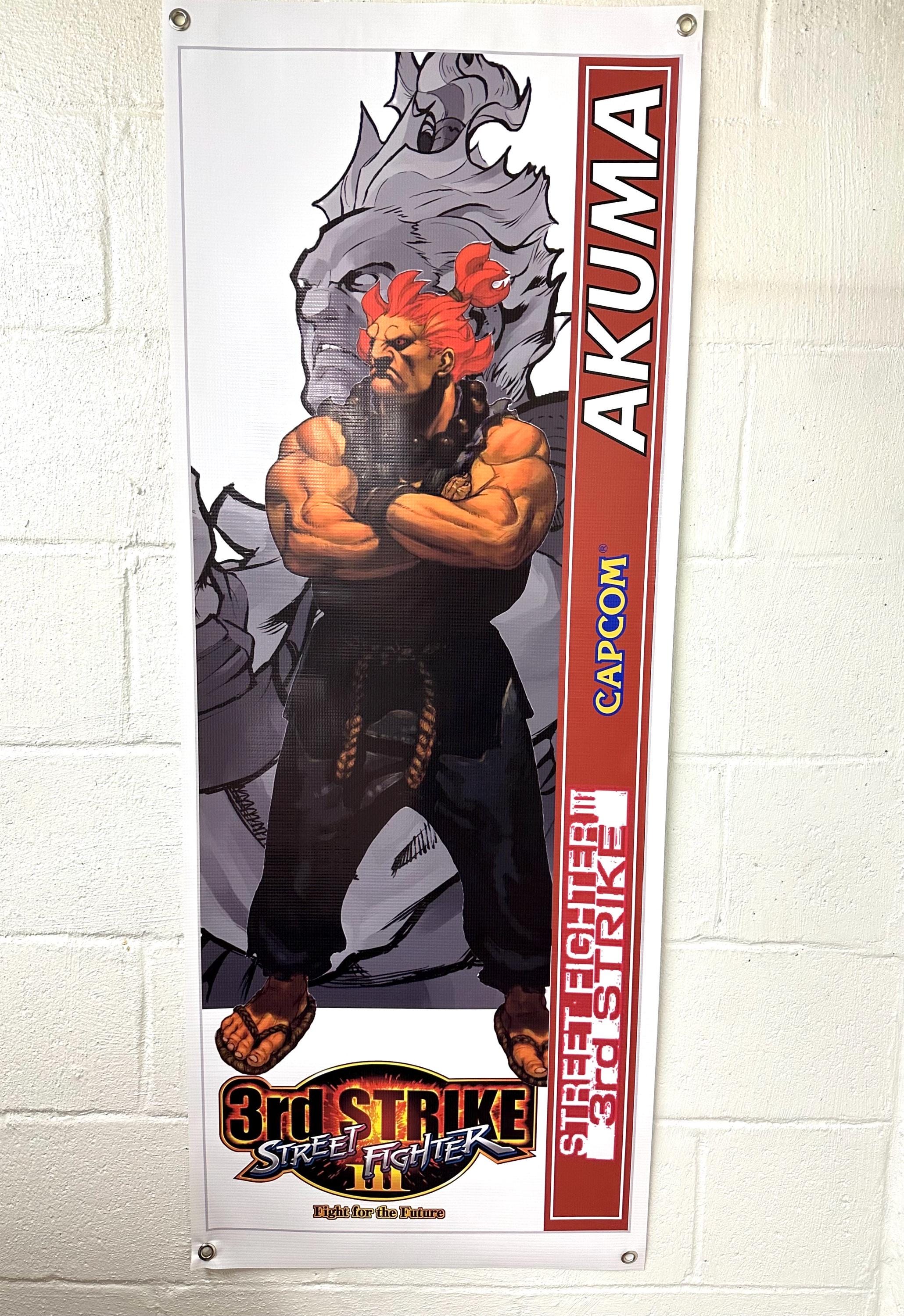 Street Fighter 3 Third Strike Akuma Banner 20x50” - Etsy
