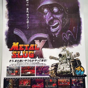 Metal Slug X JP Poster