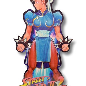 Cartel de Chun Li Standee - Street Fighter Capcom