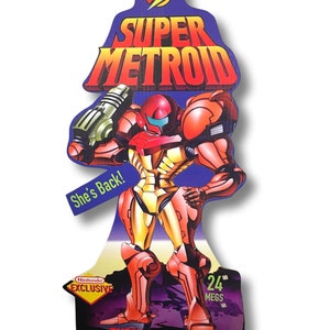 Super Metroid Standee - Nintendo Sega Zeichen