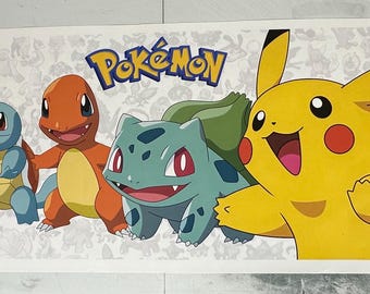 Pokémon vintage repro  Promo Banner 18.5x72”