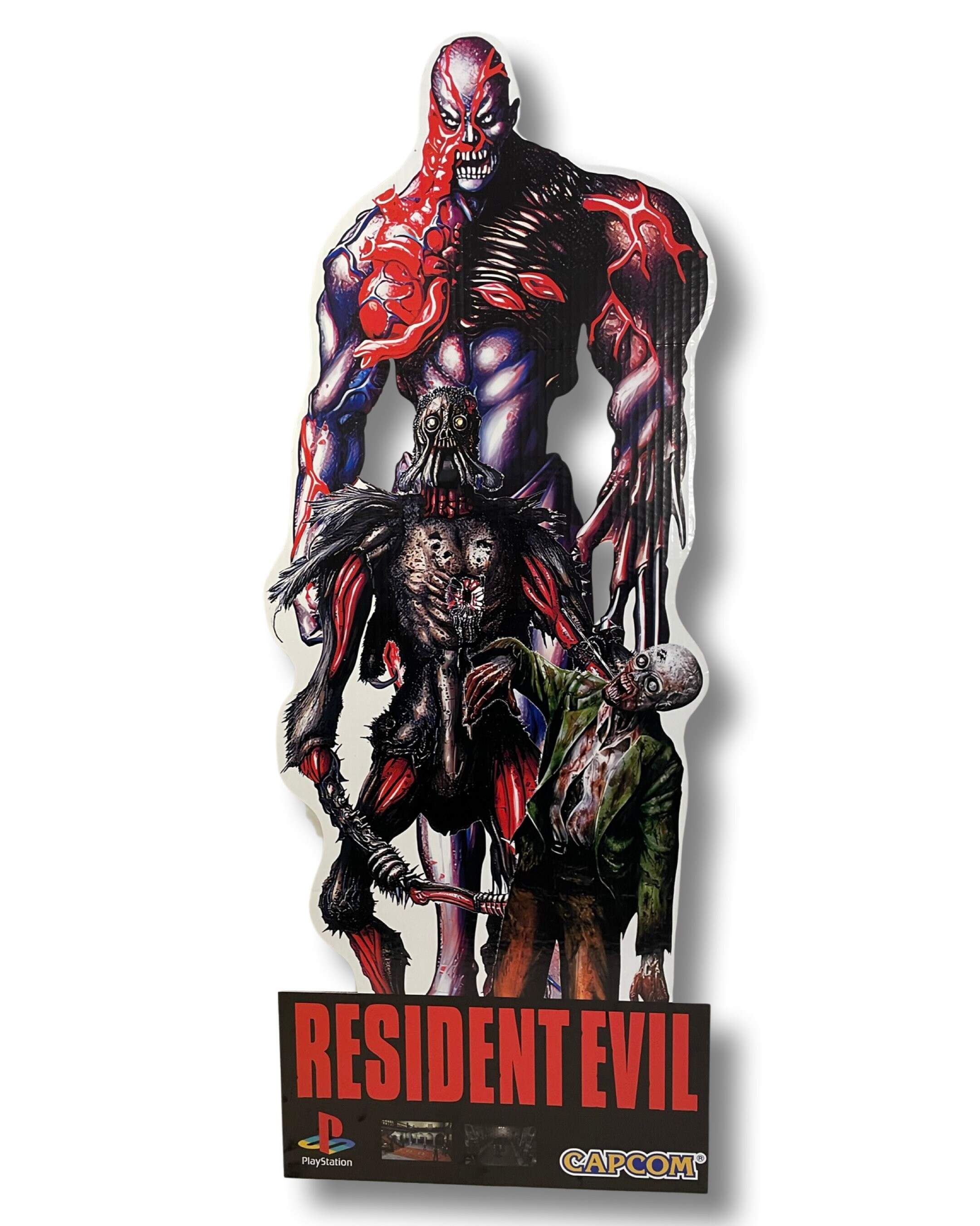 Resident Evil - enemies  Standee 18x47”- nintendo sega capcom sign