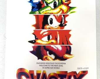 Knuckles Chaotix  Poster