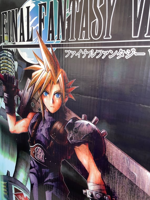 PS プレイステーション『FFⅦ(7) ファイナルファンタジーⅦ(7)』ポスター s-l1200.jpg
