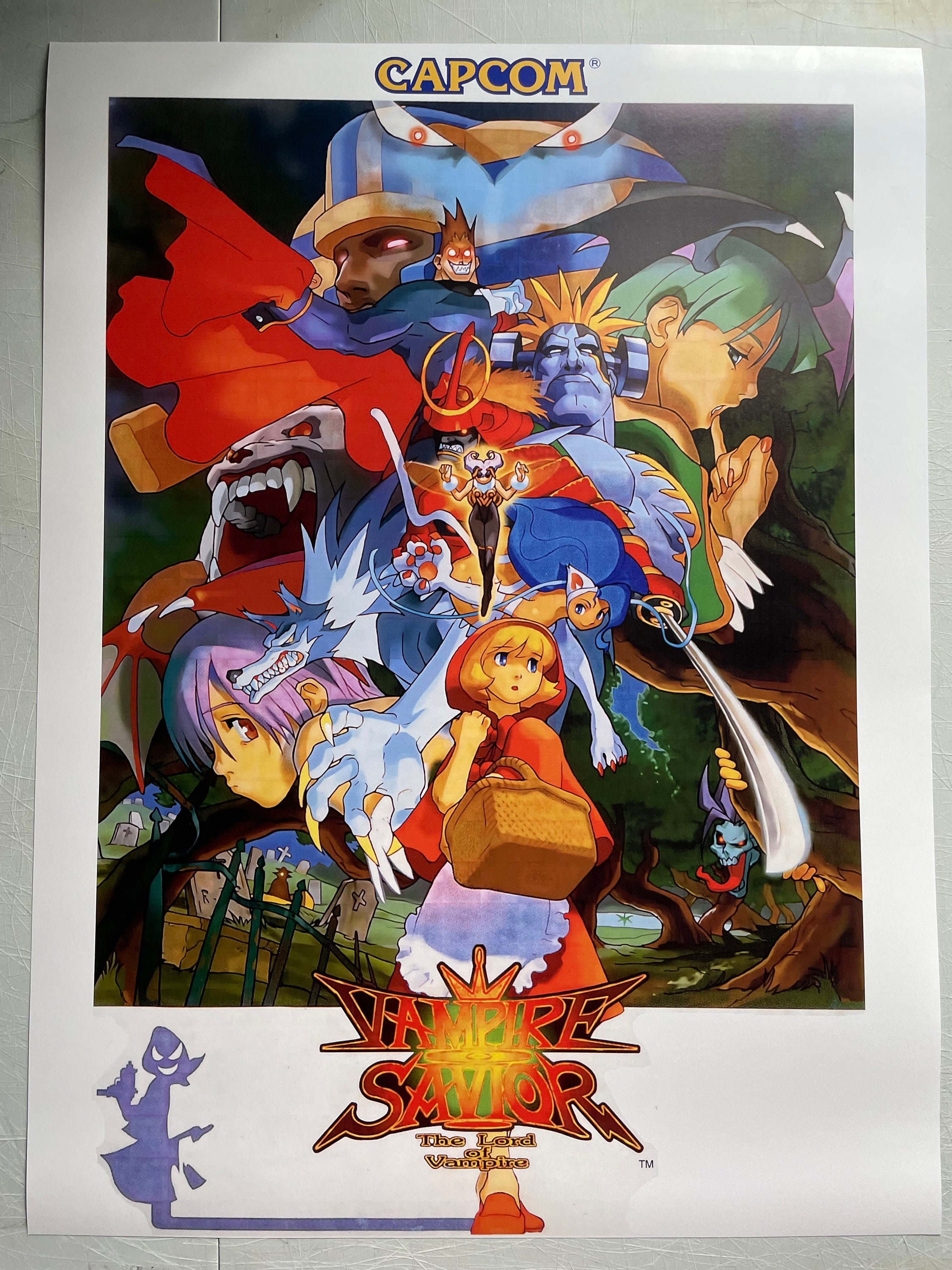 Vampire Savior Poster - CPS2 - Etsy