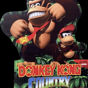 Donkey Kong Country Standee - Nintendo  sign