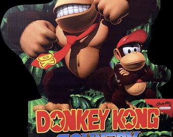 Donkey Kong Country Standee - Nintendo  sign