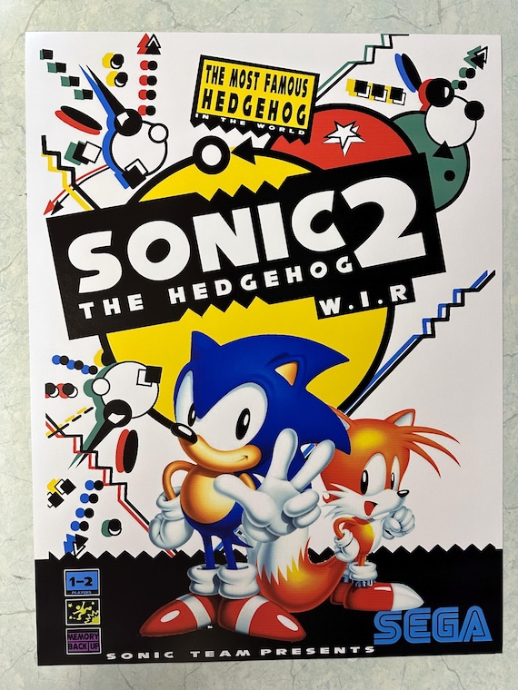 Sonic 2 Megadrive Poster - Etsy