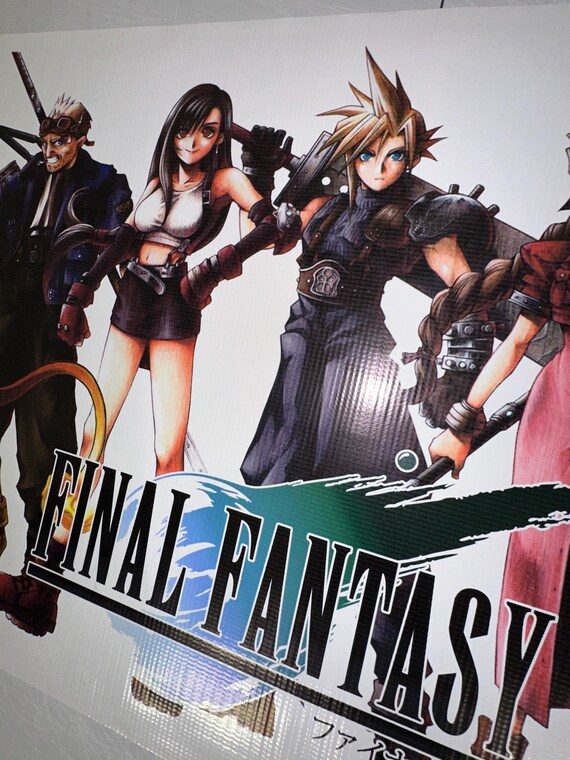 Final Fantasy VII Banner 20x60” - Etsy