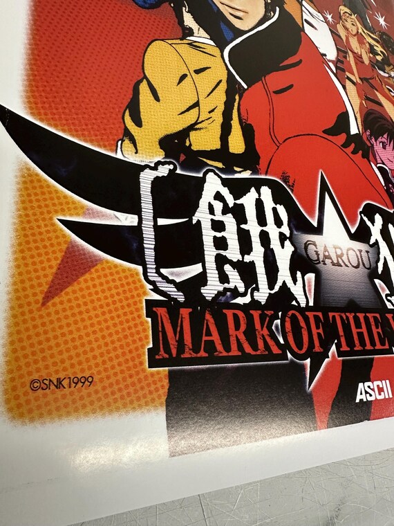 Fatal Fury Mark of the Wolves Poster Garou - Etsy