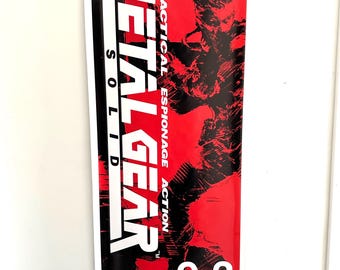 Metal Gear Solid Promo Banner 20x51”