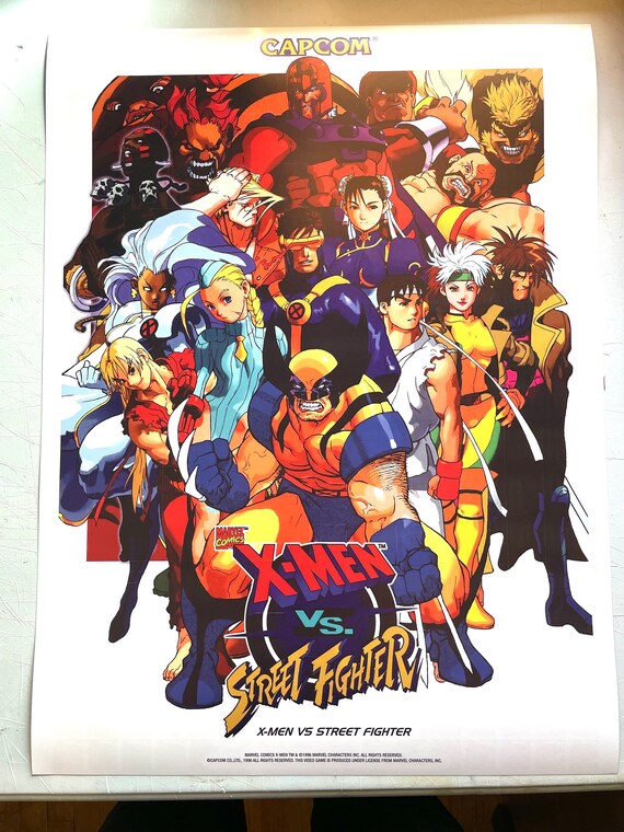 アーケード基板　cps2 X-MEN vs. STREET FIGHTER X-Men vs. Street Fighter (CPS-2/Arcade) Longplay 4K 60FPS