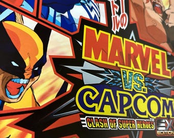 ポスター Marvel Capcom vintage posters ポスター Marvel Capcom vintage posters Marvel Vs Capcom