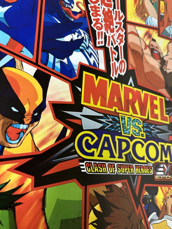 Marvel VS Capcom JP Poster - Etsy