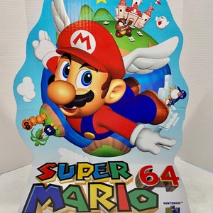 Super Mario 64 Standee - Nintendo   sign