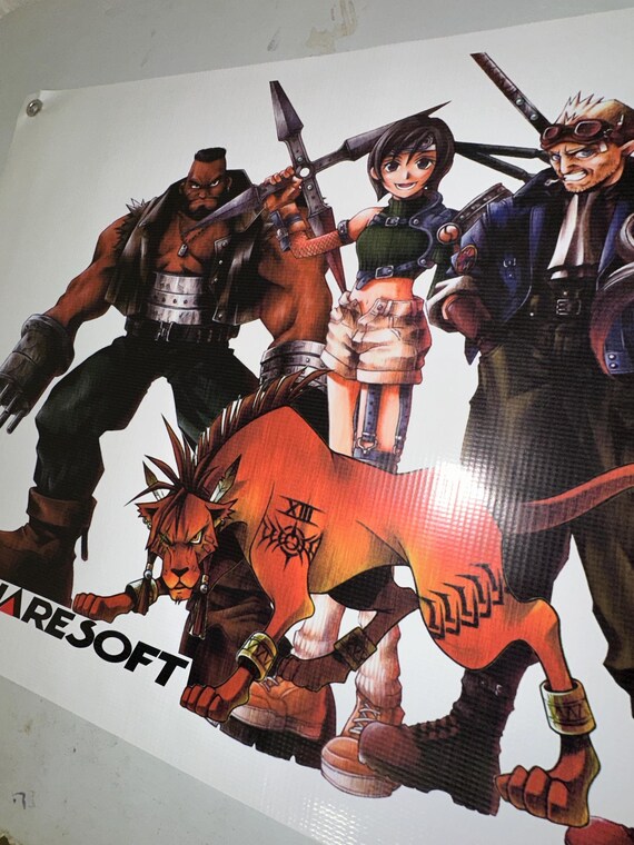 Final Fantasy VII Banner 20x60” - Etsy