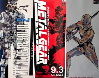 Metal Gear Solid - 3 Banner lot bundle deal