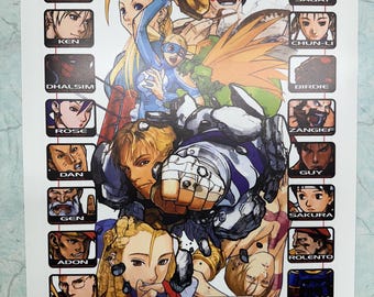 Street Fighter Zero 3 Poster Cody - Etsy