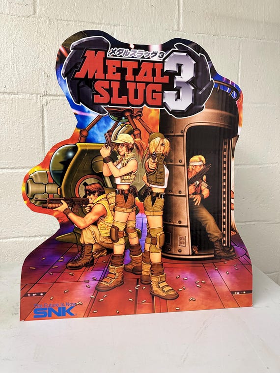 Metal Slug 3 Standee Display 18x21” Snk Neo Geo - Etsy