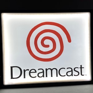 Sega Dreamcast Backlit sign 17x21”