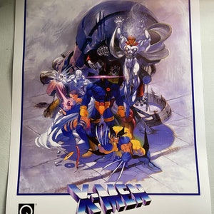 Póster X-men hijos del átomo - CPS2 capcom