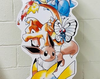 Pokémon Retro style Standee